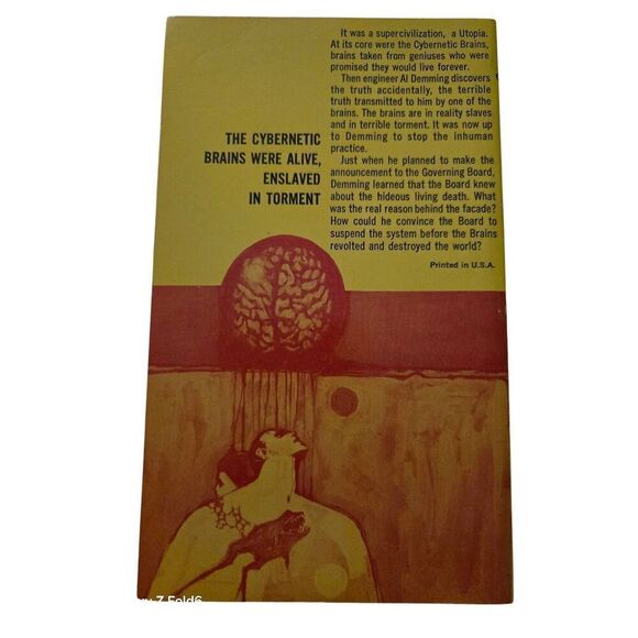 The cybernetic Brains by Raymond F. Jones - paperback library science fiction - Picture 4 of 4